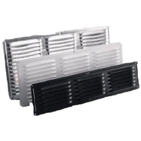 House 84211 16 x 8 in. Aluminum Undereave Vent - White HO843716